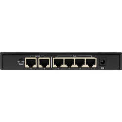 Коммутатор/ Unmanaged Switch 6x100Base-TX (4x100Base-TX PoE), PoE Budget 60W, Long-range PoE up to 250m, metal case
