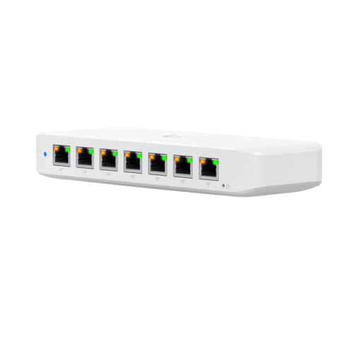 Коммутатор Ubiquiti UniFi Switch Ultra PoE-коммутатор, 8х 1G RJ45, раздача 42 Вт