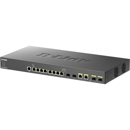 Коммутатор/ DXS-1210-12TC Smart L2+ Switch 8x10GBase-T, 2x10GBase-X SFP+, 2xCombo 10GBase-T/SFP+, CLI, RJ45 Console Коммутатор/ DXS-1210-12TC Smart L2+ Switch 8x10GBase-T, 2x10GBase-X SFP+, 2xCombo 10GBase-T/SFP+, CLI, RJ45 Console