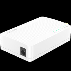 Tenda S105 Мини-коммутатор неуправляемый, 5 портов 5x100 Мбит/с, настольный, пластиковый корпус