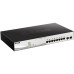 Коммутатор/ DGS-1210-10MP/FL Managed L2 Switch 8x1000Base-T PoE, 2x1000Base-X SFP, PoE Budget 130W, Surge 6KV, CLI