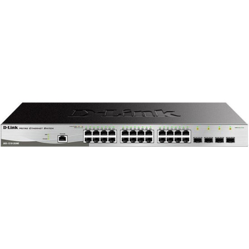 Коммутатор D-Link DGS-1210-28/ME/B 24x1Гбит/с 24xКомбо(1000BASE-T/SFP) 4SFP управляемый