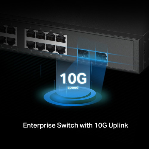 Коммутатор/ Omada 16-Port 2.5GBASE-T and 2-Port 10GE SFP+ L2+ Managed Switch with 8-Port PoE