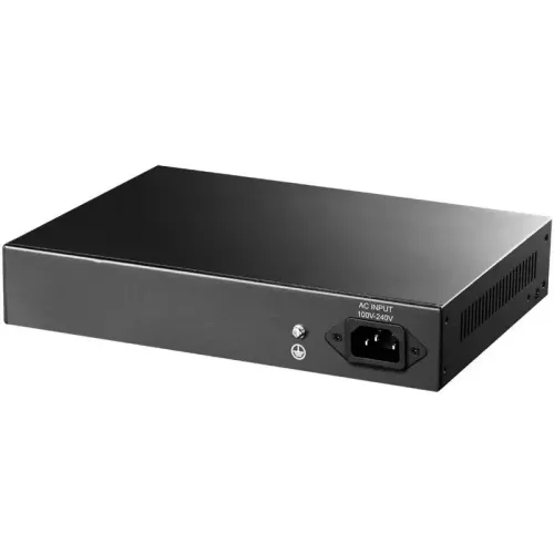 Коммутатор/8 RJ-45 10/100/1000M PSE ports +2 RJ45 10/100/1000  Uplink Port Unmanaged PoE+ Switch 120W,  802.3af/at standard,Alternative 1/2(+),3/6(-), Steel Case, Watchdog, 120W internal