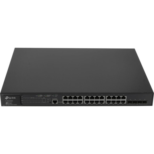 Коммутатор/ JetStream 28-port Gigabit L2+ Managed Switch with 24-port PoE+, PoE budget up to 384W, support SDN Коммутатор/ JetStream 28-port Gigabit L2+ Managed Switch with 24-port PoE+, PoE budget up to 384W, support SDN