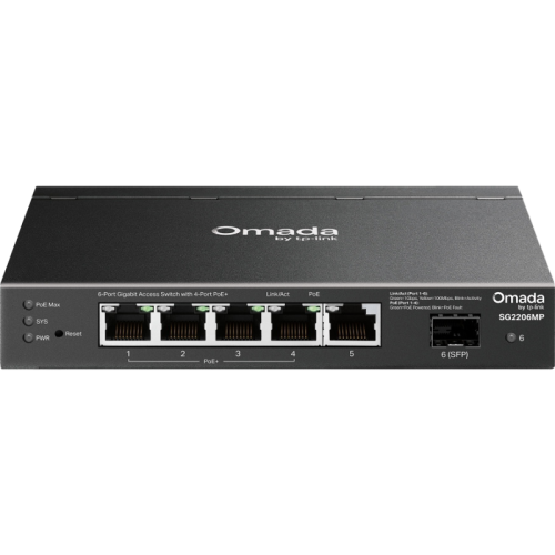 Коммутатор/ Omada Access 6-Port Gigabit Switch with 4-Port PoE+