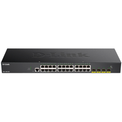 Коммутатор/ DGS-1250-28X Smart L2 Switch 24x1000Base-T, 4х10GBase-X SFP+, CLI, RJ45 Console