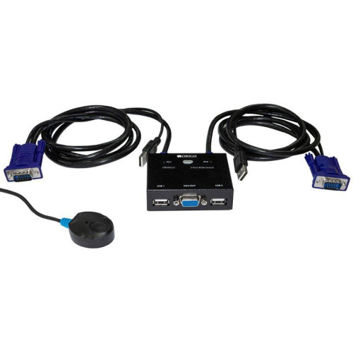 2-портовый KVM-переключатель с портами VGA и USB