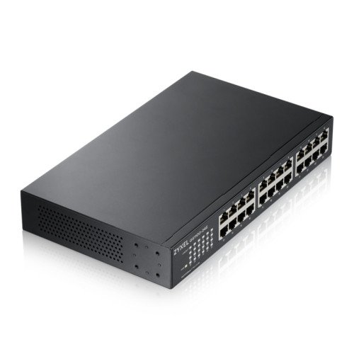 Коммутатор/ ZYXEL GS1100-24E Switch , 24xGE, rack 19 