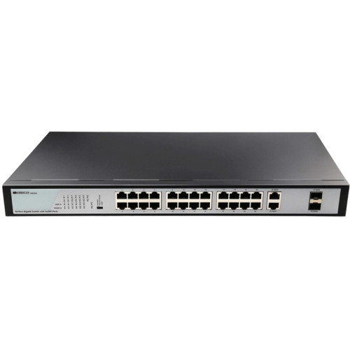 Коммутатор/ Неуправляемый коммутатор, 26x1000Base-T, 2x1000Base-X SFP, комплект для установки в 19
