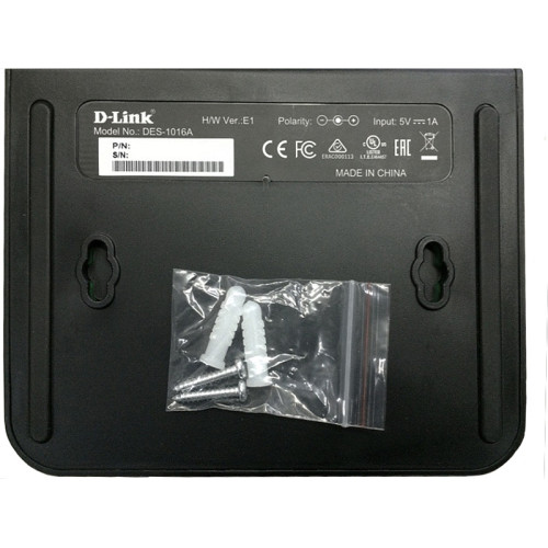 Коммутатор D-Link DES-1016A/E2A 16x100Мбит/с неуправляемый