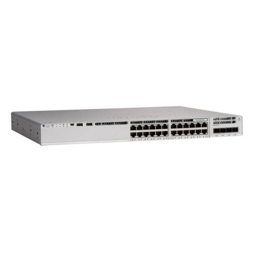 Коммутатор CISCO Catalyst 9300L 24-port 1G copper with fixed 4x1Gb SFP uplinks, PoE+, DNA Network Advantage Lic , C9300L-24P-4G-A