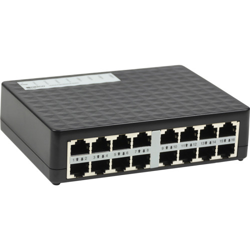 Коммутатор/ Unmanaged Switch 16x100Base-TX, plastic case