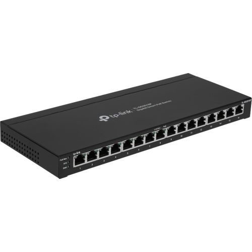 Коммутатор TP-Link SG2016P (L2+) 16x1Гбит/с 8PoE+ 120W управляемый