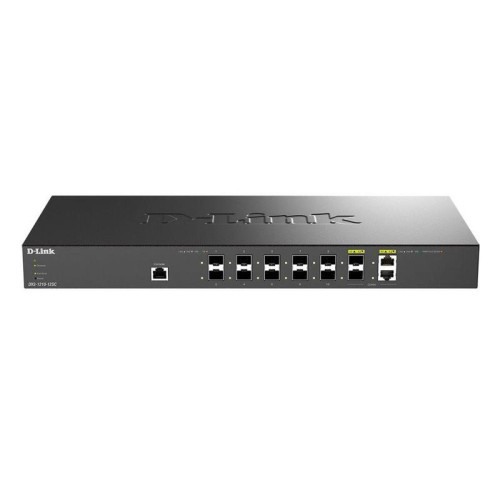 Коммутатор D-Link DXS-1210-12SC/B1A Настраиваемый L2+ коммутатор с 10 портами 10GBase-X SFP+ и 2 комбо-портами 10GBase-T/SFP+