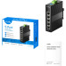 Промышленный коммутатор/ 5-Port 10/100M Aluminum Industrial Switch, 4 10/100M Ports, 1 10/100M Uplink Ports,  Din-Rail& Wall mounts installation, Din-rail design,   Power supply: DC 9.6~57V, work temperature:-40°C-75°C, Power Adapter Not Included