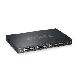 Коммутатор/ ZYXEL ZYXEL XGS4600-32 L3 Managed Switch, 28 port Gig and 4x 10G SFP+, stackable, dual PSU