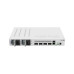 Коммутатор/ CRS504-4XQ-IN Cloud Router Switch with Quad-Core A9531 650 MHz CPU, 16 x 25G port 98DX4310 switch chip, 64 MB RAM, 4 x 100G QSFP28 ports, 1 x 100Mbit Eth port for management, RouterOS L5, desktop case