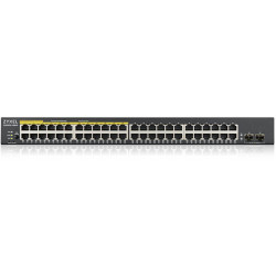 Kоммутатор/ Zyxel GS1900-48HPv2 Smart L2 PoE + switch, rack 19 