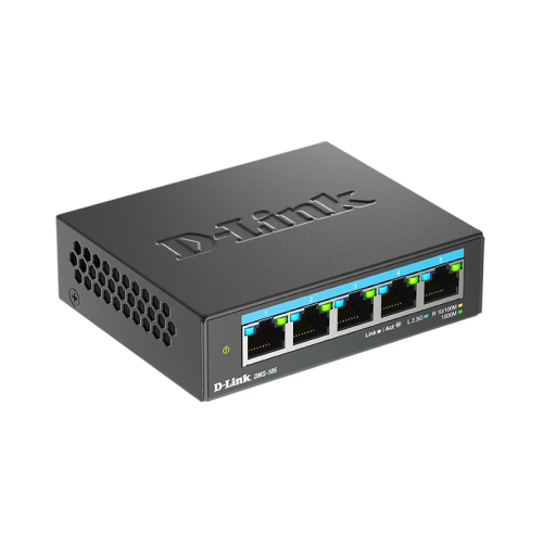 Коммутатор/ Коммутатор, 5x2.5GBase-T, корпус металл