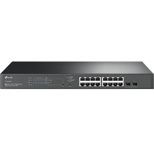 Коммутатор/ JetStream™ 18-Port Gigabit Smart Switch with 16-Port PoE+ EUplug