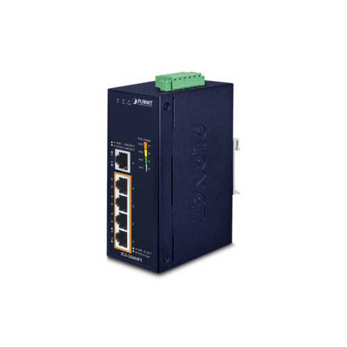 коммутатор/ PLANET IP30 Industrial 16-Port 10/100TX Ethernet Switch (-40~75 C, dual redundant power input on 12-48VDC / 24VAC terminal block)