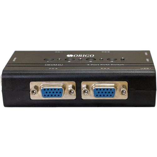 Коммутатор/ 4-портовый KVM-переключатель с портами VGA и USB