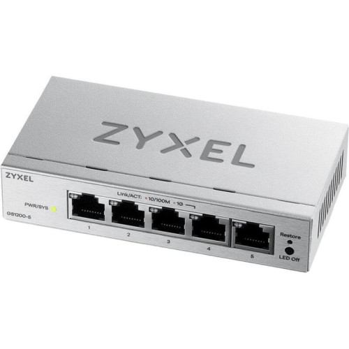 Коммутатор Zyxel GS1200-5V3-EU0101F (L2) 5x1Гбит/с управляемый