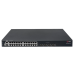 Коммутатор/ Управляемый стекируемый коммутатор уровня L3 с поддержкой PoE 802.3af/at, 24 порта 10/100/1000 BASE-T, 4 порта 10GbE SFP+, 4K VLAN, 32K MAC адресов, консольный порт, 1 MGMT порт, 1 порт USB 2.0 (на передней панели), 2 сменных БП (поставляются 