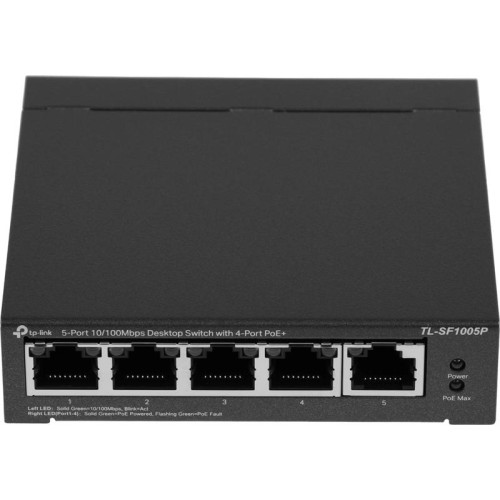 Коммутатор TP-Link TL-SF1005P (L2) 5x100Мбит/с 4PoE 58W неуправляемый