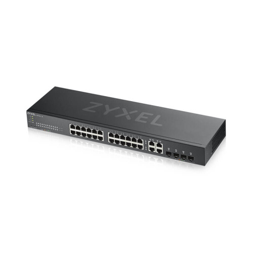 ZYXEL GS1920-24v2 Hybrid Smart switch ZYXEL Nebula Flex, 24xGE, 4xCombo (SFP/RJ-45), silent (fanless), Standalone / cloud management