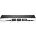 Коммутатор/ DGS-1210-28/ME/DC Managed L2 Metro Ethernet Switch 24x1000Base-T, 4x1000Base-X SFP, Surge 6KV, CLI, RJ45 Console, DC power supply unit