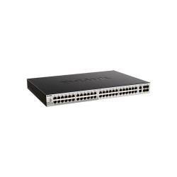 Коммутатор D-Link DGS-3130-54PS/B2A Управляемый L3 стекируемый коммутатор с 48 портами 10/100/1000Base-T, 2 портами 10GBase-T и 4 портами 10GBase-X SFP+ (48 портов PoE 802.3af/at, PoE-бюджет 370 Вт; 740 Вт с DPS-700)