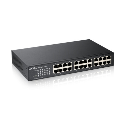 Коммутатор/ ZYXEL GS1100-24E Switch , 24xGE, rack 19 