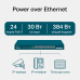 Коммутатор/ JetStream 28-port Gigabit L2+ Managed Switch with 24-port PoE+, PoE budget up to 384W, support SDN UKplug