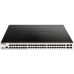 Коммутатор/ DGS-1210-52P/ME/B Managed L2 Metro Ethernet Switch 48x1000Base-T PoE, 4x1000Base-X SFP, PoE Budget 193W, Surge 6KV, CLI, RJ45 Console, Dying Gasp