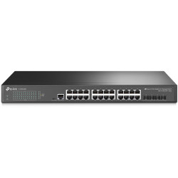 Коммутатор/ JetStream™ 24-port Pure-Gigabit L2+ Managed Switch, 24 10/100/1000Mbps RJ45, 4*10G SFP+ Slots