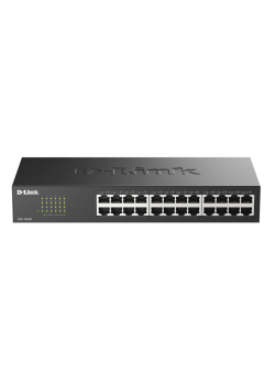 Коммутатор/ DES-1024D Unmanaged Switch 24x100Base-TX, metal case