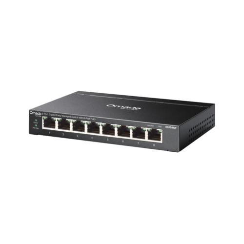 Коммутатор/ Omada 8-Port Gigabit Easy Managed Switch with 8-Port PoE+