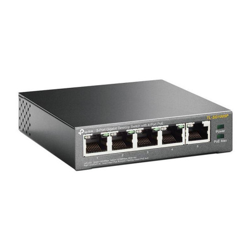 Коммутатор TP-Link TL-SG1005P (L2) 5x1Гбит/с 4PoE+ 65W неуправляемый