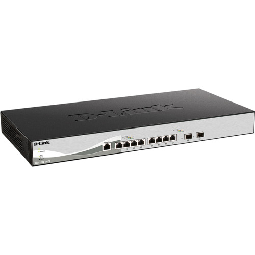 Коммутатор/ DXS-1210-10TS Smart L2+ Switch 8x10GBase-T, 2x10GBase-X SFP+, CLI, RJ45 Console