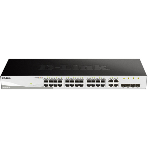 Коммутатор/ DGS-1210-28/FL Managed L2 Switch 24x1000Base-T, 4xCombo 1000Base-T/SFP, Surge 6KV, CLI Коммутатор/ DGS-1210-28/FL Managed L2 Switch 24x1000Base-T, 4xCombo 1000Base-T/SFP, Surge 6KV, CLI