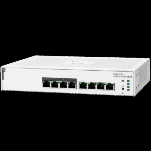 Коммутатор HPE JL811A HPE Aruba Instant On 1830 8G Web-managed 4p Class4 PoE 65W fanless Switch Коммутатор HPE JL811A HPE Aruba Instant On 1830 8G Web-managed 4p Class4 PoE 65W fanless Switch