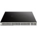 Коммутатор D-Link DGS-1210-52MP/F (L2) 48x1Гбит/с 4xКомбо(1000BASE-T/SFP) 4SFP 48PoE 370W настраиваемый