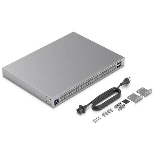 Коммутатор Ubiquiti USW-Pro-Max-48 48-port, Layer 3 Etherlighting™ switch with 32х1G RJ45, 16x2.5G, 4х10G SFP+