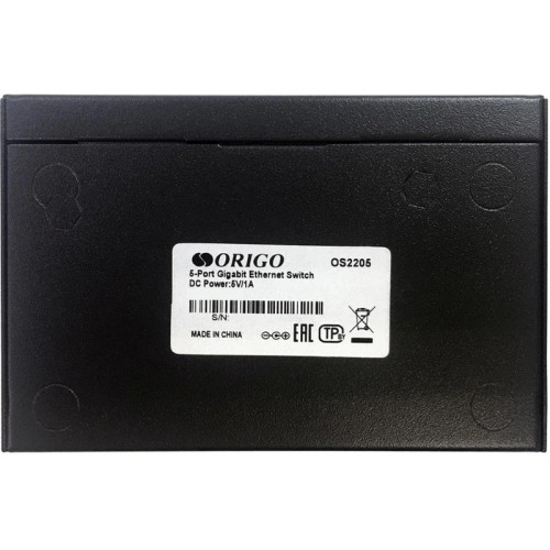 Коммутатор Origo OS2205 OS2205/A2A (L2) 5x1Гбит/с неуправляемый