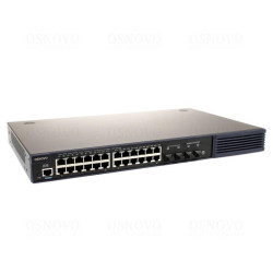 Коммутатор/ SW-8244/LST(370W) Управляемый L2+ стекируемый PoE коммутатор Gigabit Ethernet на 24 RJ45 PoE + 4 x SFP uplink порта. Порты: 4 x GE (10/100/1000Base-T) с PoE (до 60W) + 20 x GE (10/100/1000Base-T) с PoE (до 30W), 4 x GE SFP. Соответствует станд