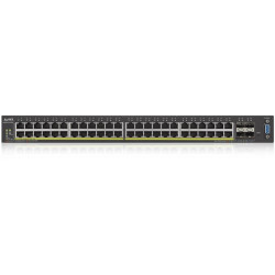 Коммутатор/ ZYXEL XGS2210-52HP, 48 port Gigabit L2 managed PoE+ switch, 375 Watt, 4x 10G