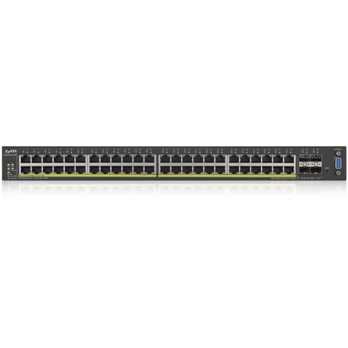 Коммутатор/ ZYXEL XGS2210-52HP, 48 port Gigabit L2 managed PoE+ switch, 375 Watt, 4x 10G