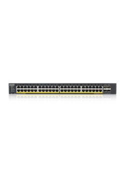 Коммутатор/ XGS1935-52HP, 52 Port Smart Managed PoE Switch, 48x Gigabit PoE and 4x 10G SFP+, hybrid mode, standalone or NebulaFlex Cloud, 375 Watt PoE